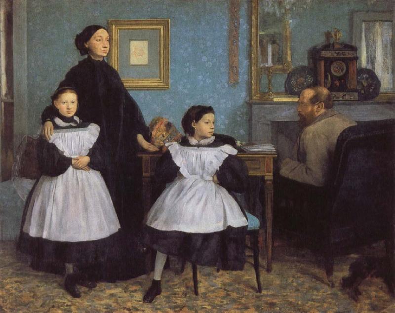 Edgar Degas The Belleli Family oil painting picture